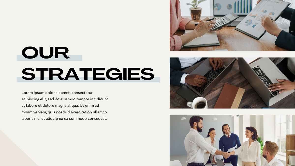 Modern Minimal Strategy Canvas Infographics - slide 14