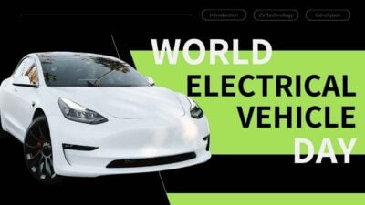 Modern Minimal World EV Electric Vehicles Day