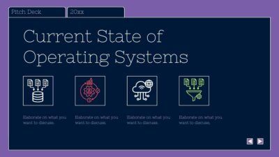 Modern New Operating System Design Pitch Deck