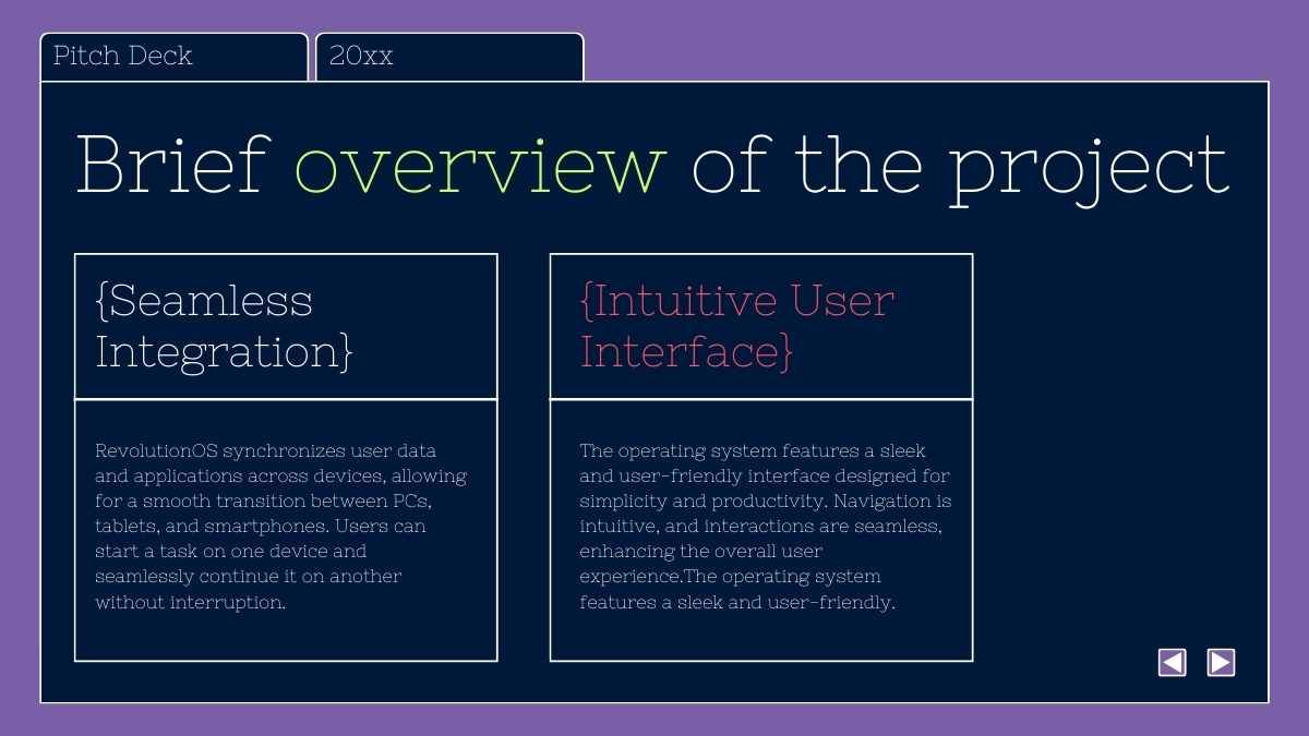 Modern New Operating System Design Pitch Deck - slide 5