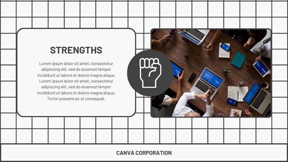 Modern Outline SWOT Analysis - slide 5