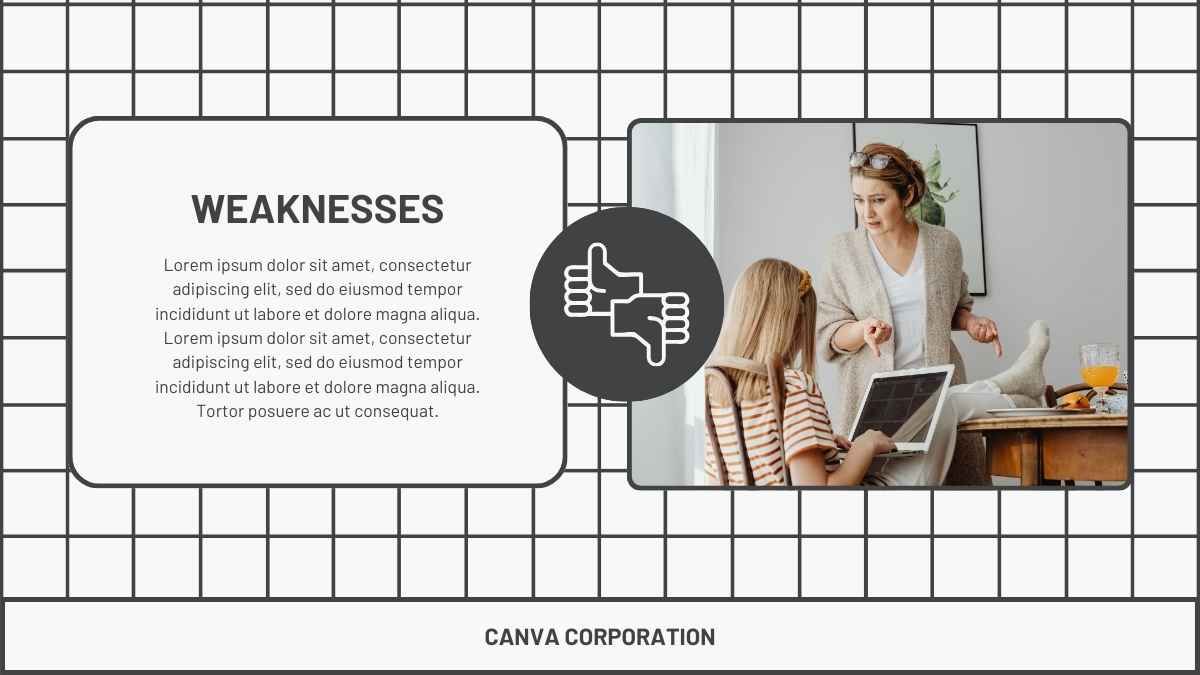 Modern Outline SWOT Analysis - slide 6