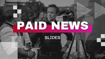 Slides Carnival Google Slides and PowerPoint Template Modern Paid News Slides 1