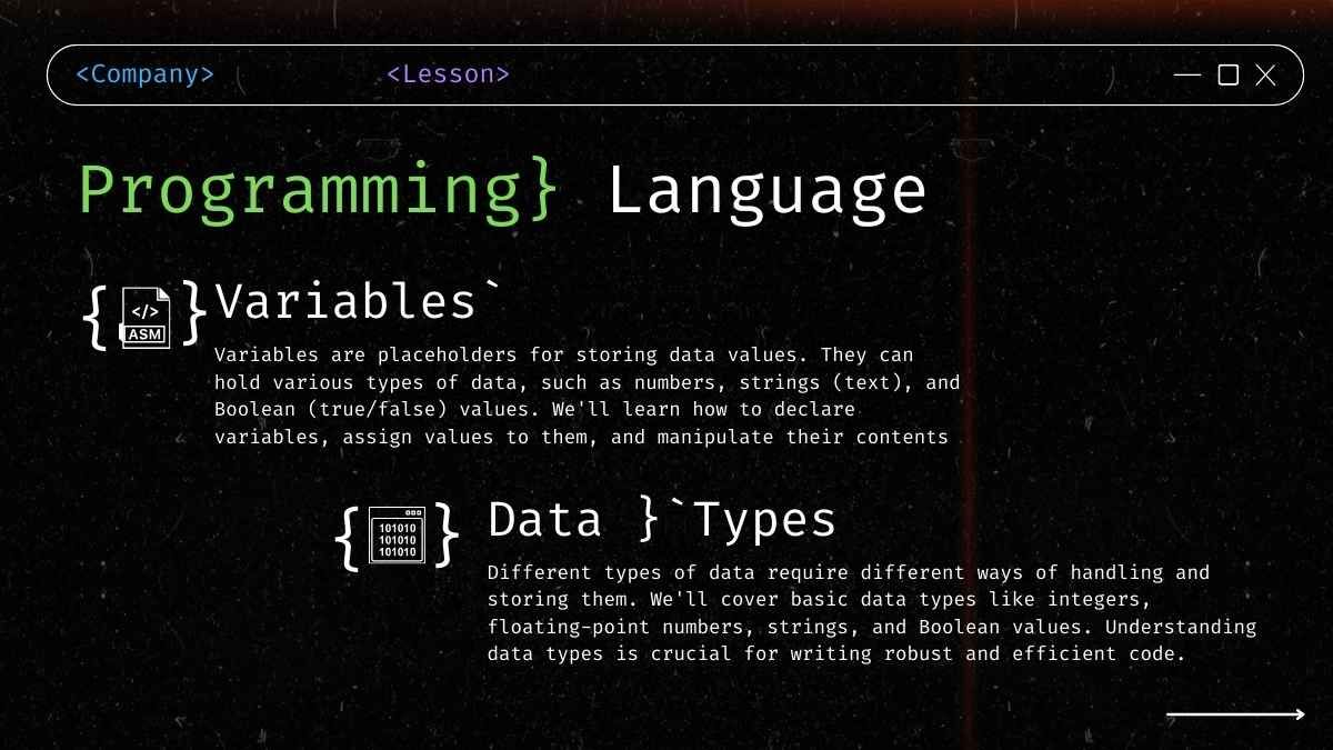 Modern 3D Programming Language Workshop for Beginners - diapositiva 10