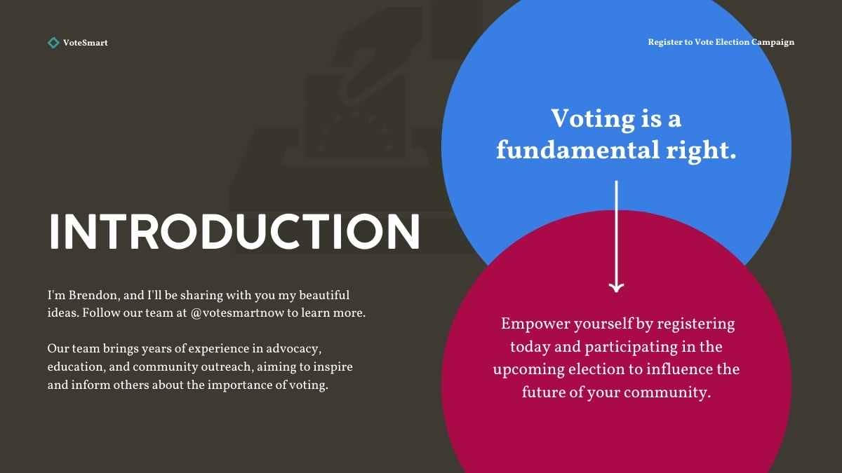 Modern Register to Vote Election Campaign - slide 4