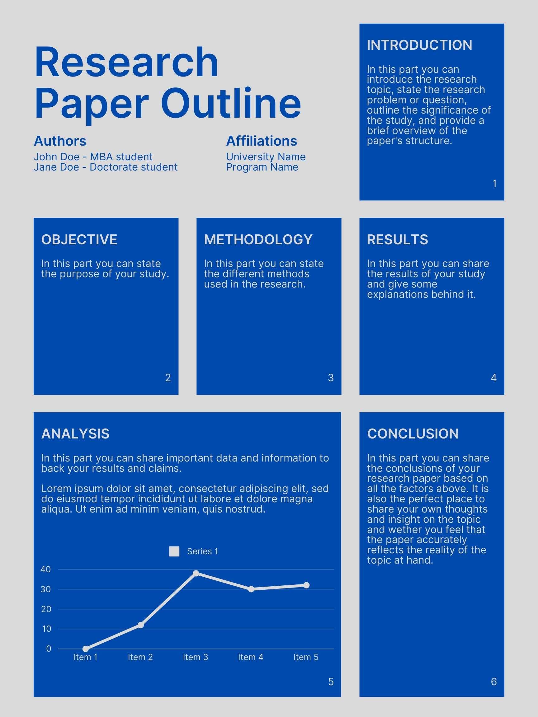 Modern Research Paper Outline - diapositiva 1