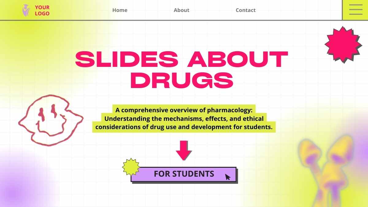 Modern Slides On Drugs For Students - slide 1