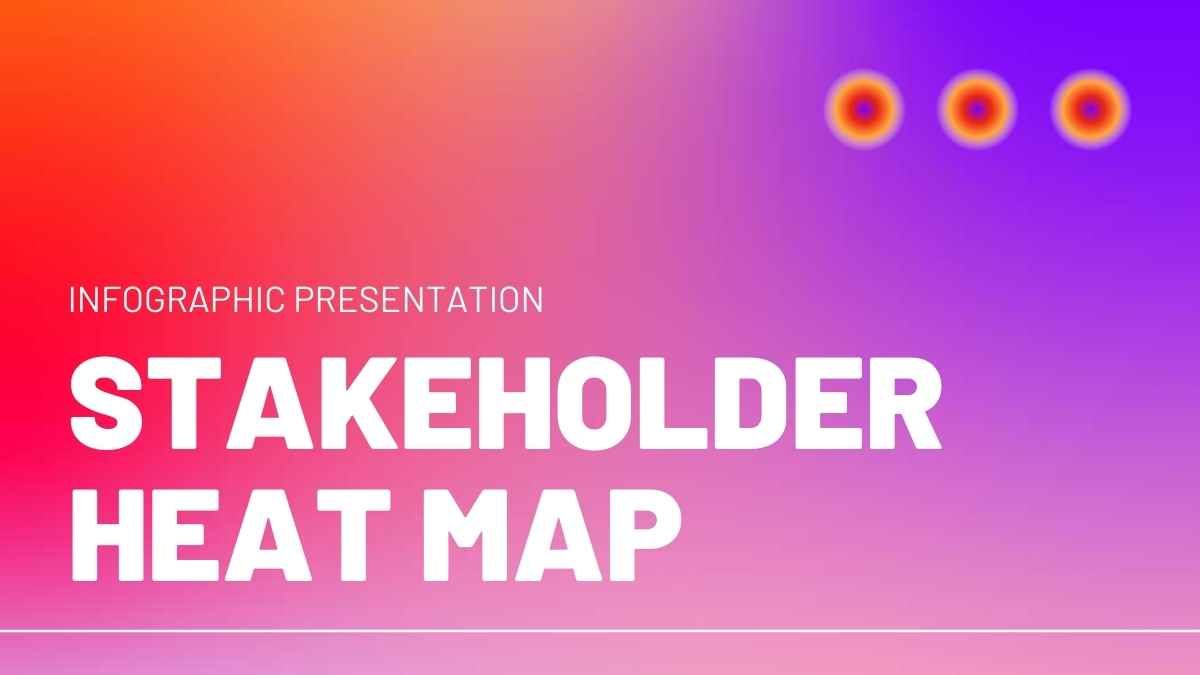 Modern Stakeholder Heat Map Infographic - slide 1