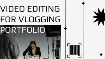 Modern Stylish Video Editing Portfolio Slides