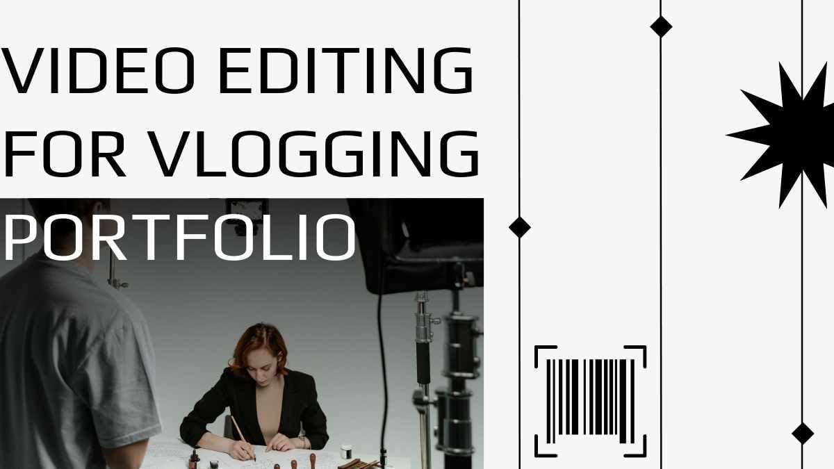 Portofolio Video Editing Modern yang Memukau - slide 1