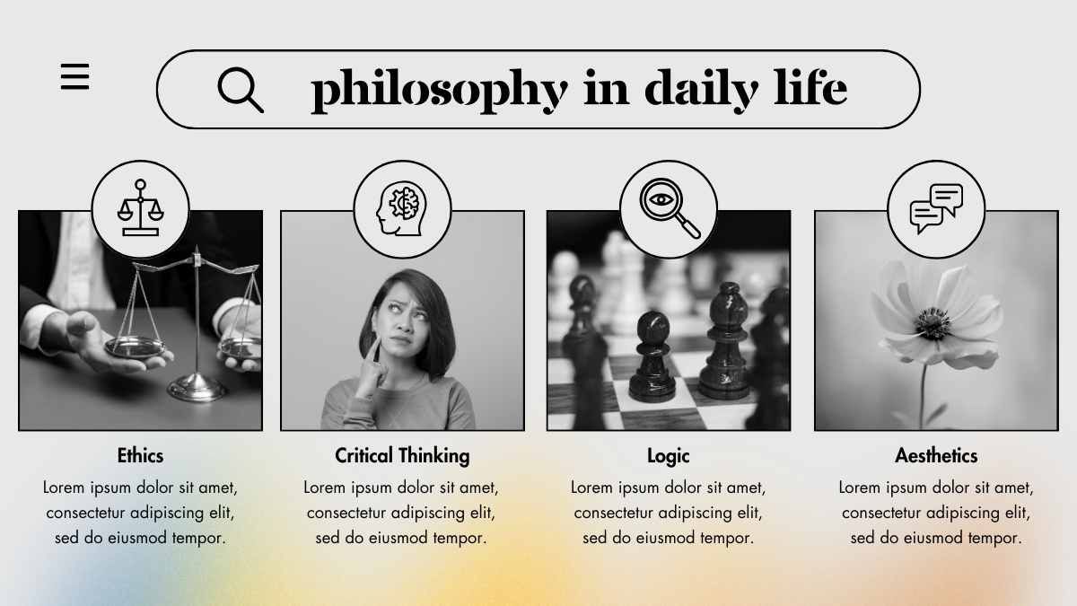 Modern UI Introduction To Philosophy Slides - diapositiva 14