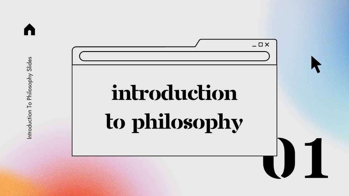 Modern UI Introduction To Philosophy Slides - slide 3