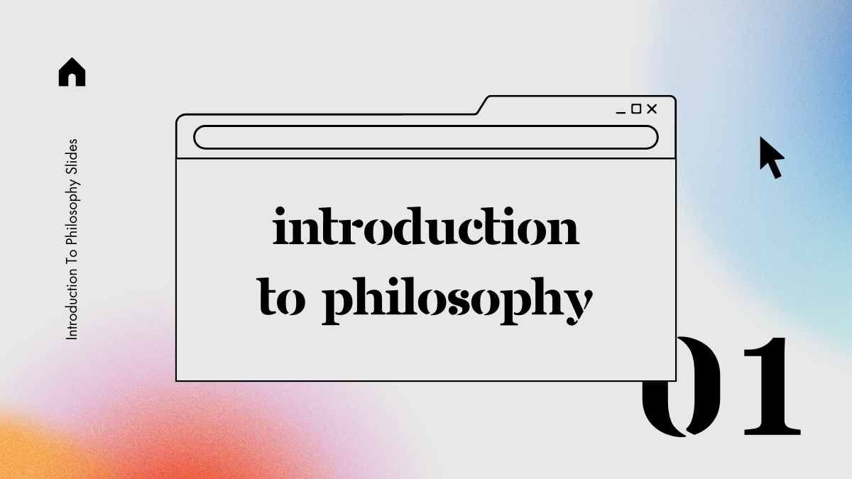 Modern UI Introduction To Philosophy Slides - diapositiva 3