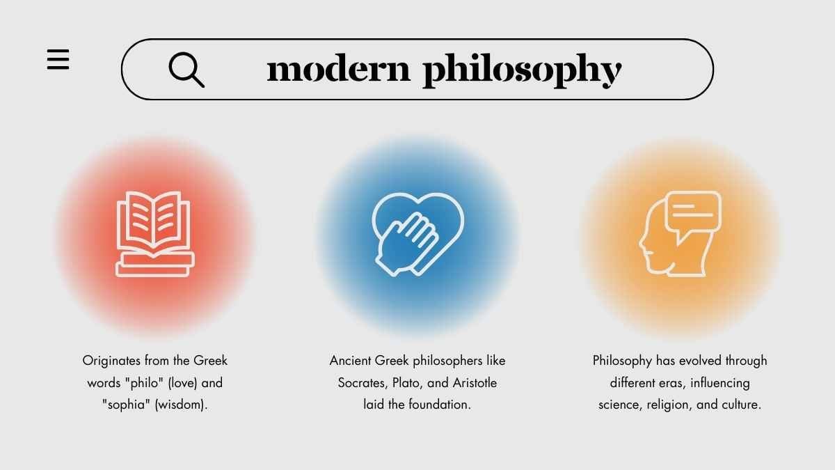 Modern UI Introduction To Philosophy Slides - slide 5