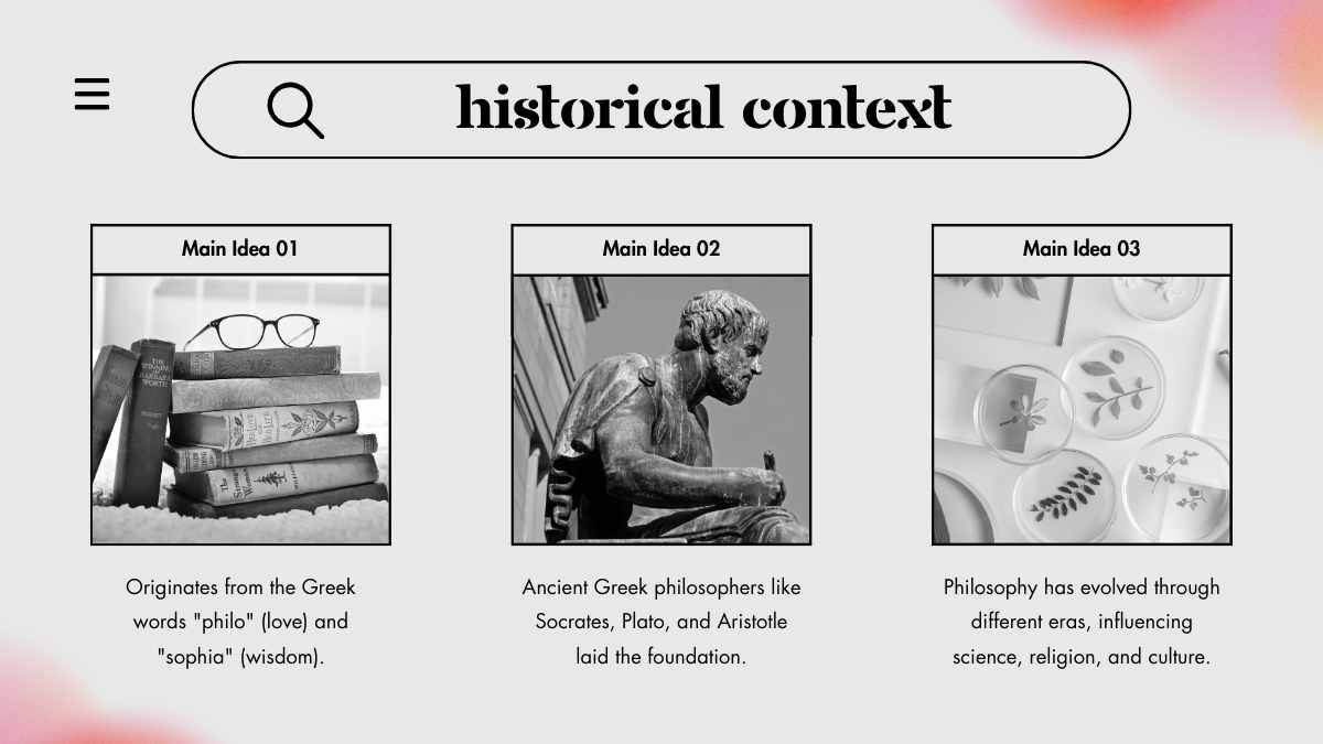 Modern UI Introduction To Philosophy Slides - diapositiva 9