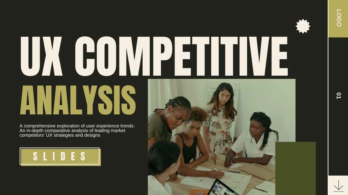 Modern UX Competitive Analysis Slides - slide 1