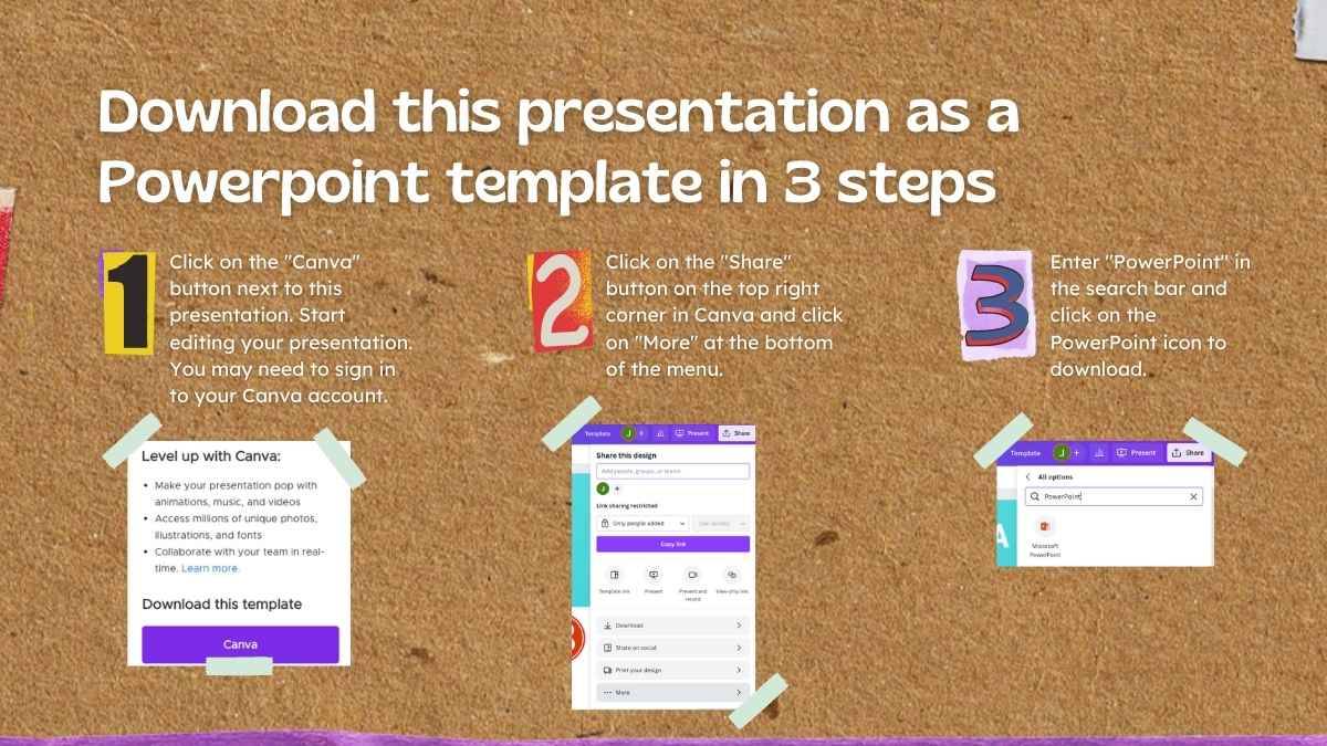 Slides Sustentáveis da Terra em Colagem Laranja - deslizar 3