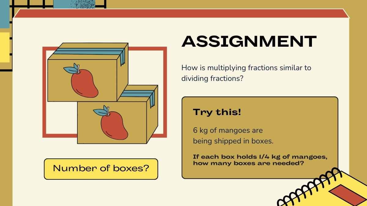 Multiplication of Fractions Lesson for Middle School  - slide 15