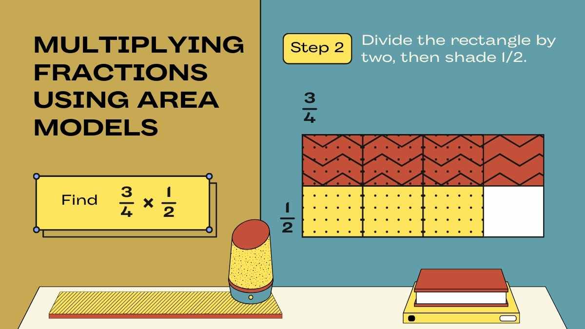 Lição de Multiplicação de Frações para o Ensino Fundamental - deslizar 7