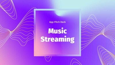 Cool Music Streaming App Pitch Deck