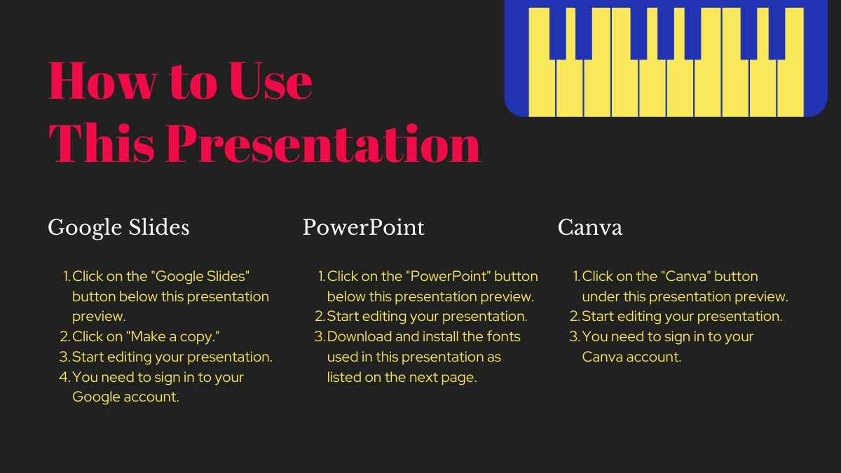 Music Subject for Middle School Classical Music Black Illustrative Educational Slides - slide 2