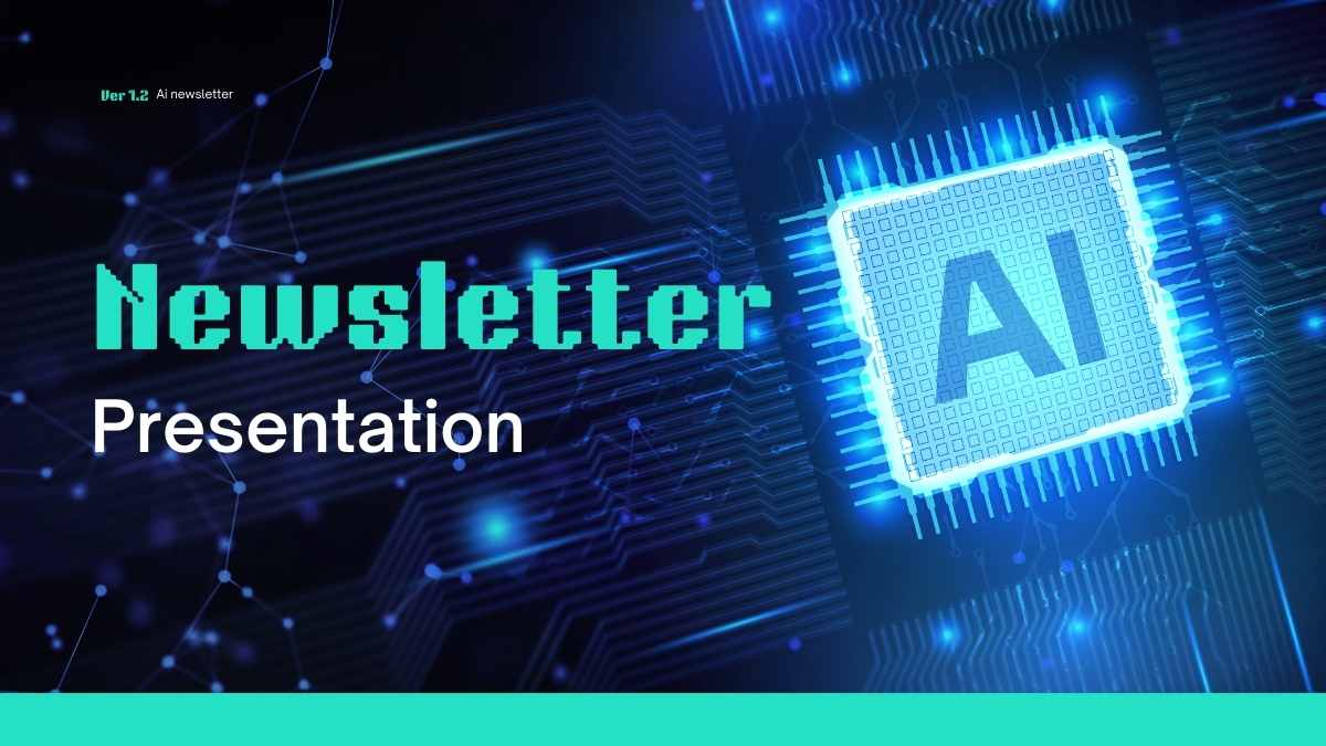 Neon AI Newsletter Slides - slide 1