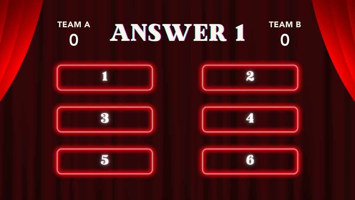 Neon Back to School Game Family Feud Quiz - slide 8