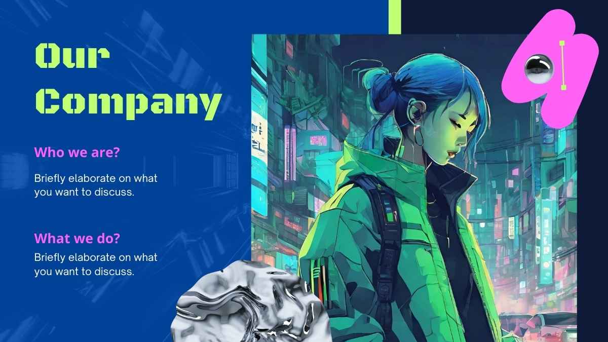 Neon Cyberpunk Style Theme Slides - slide 6