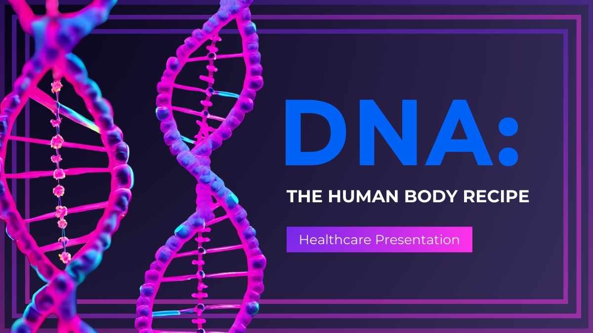 DNA: The Human Body Recipe Violet Slides - slide 1