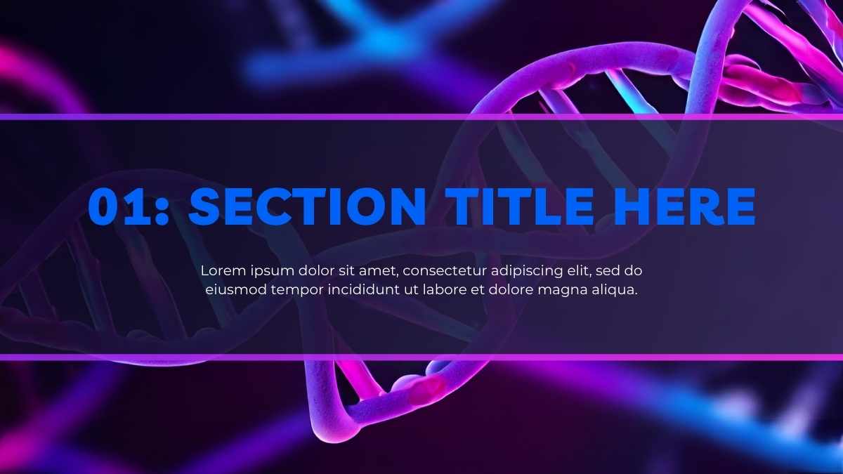 DNA: The Human Body Recipe Violet Slides - slide 5