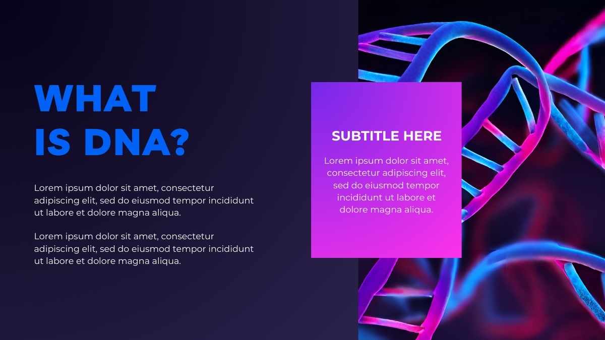 DNA: The Human Body Recipe Violet Slides - slide 6