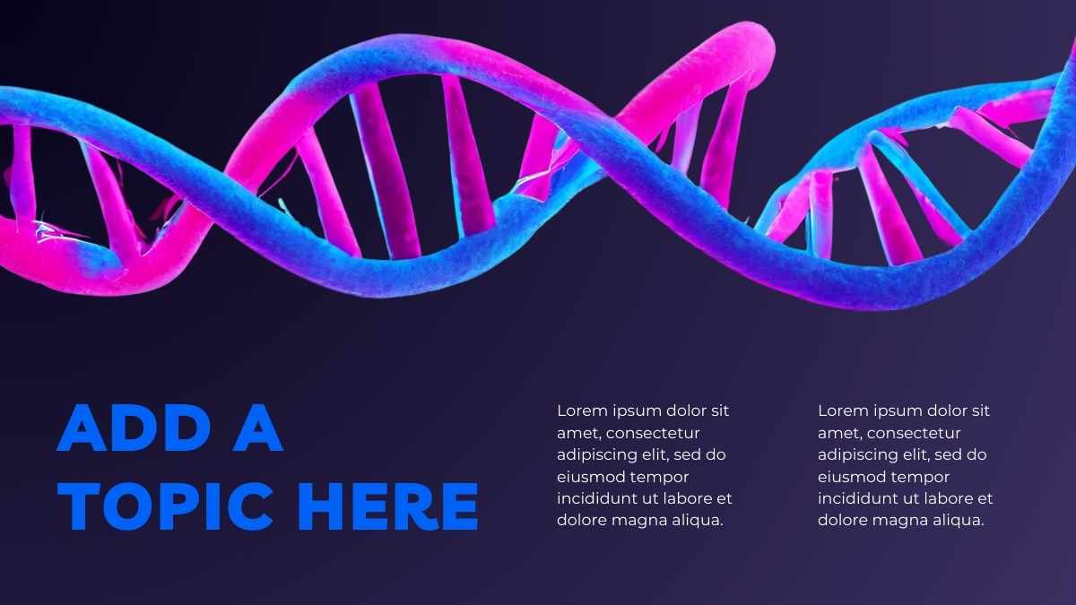 DNA: The Human Body Recipe Violet Slides - slide 9