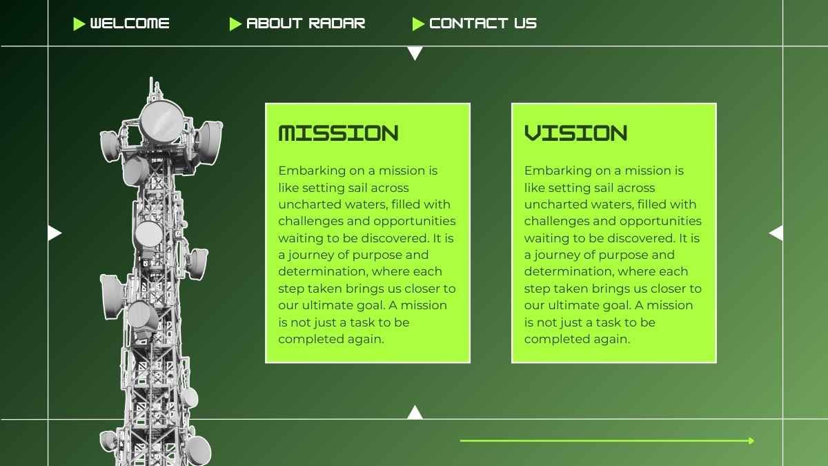 Neon Military Radar Background Slides - slide 7