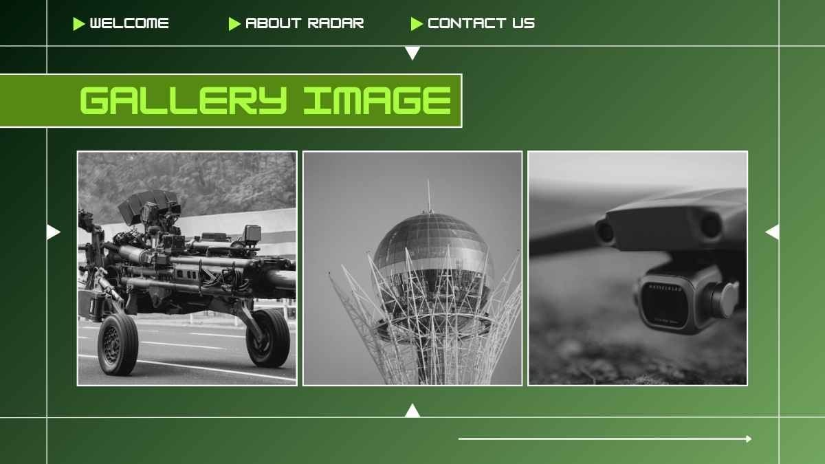 Neon Military Radar Background Slides - slide 9