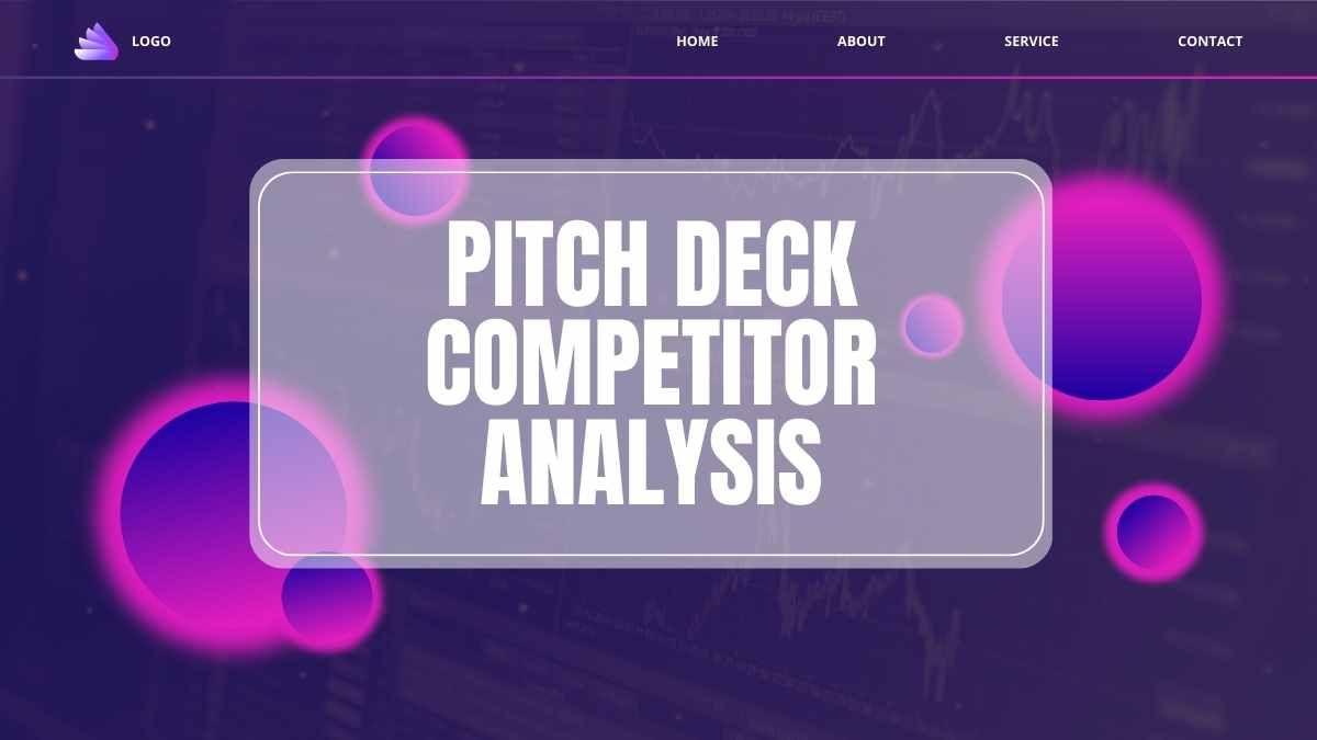 Neon Pitch Deck Competitor Analysis Slides - slide 1