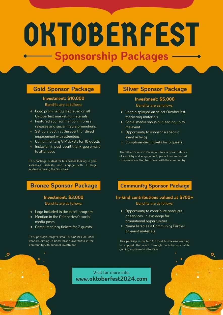 Oktoberfest Sponsorship Packages - slide 2