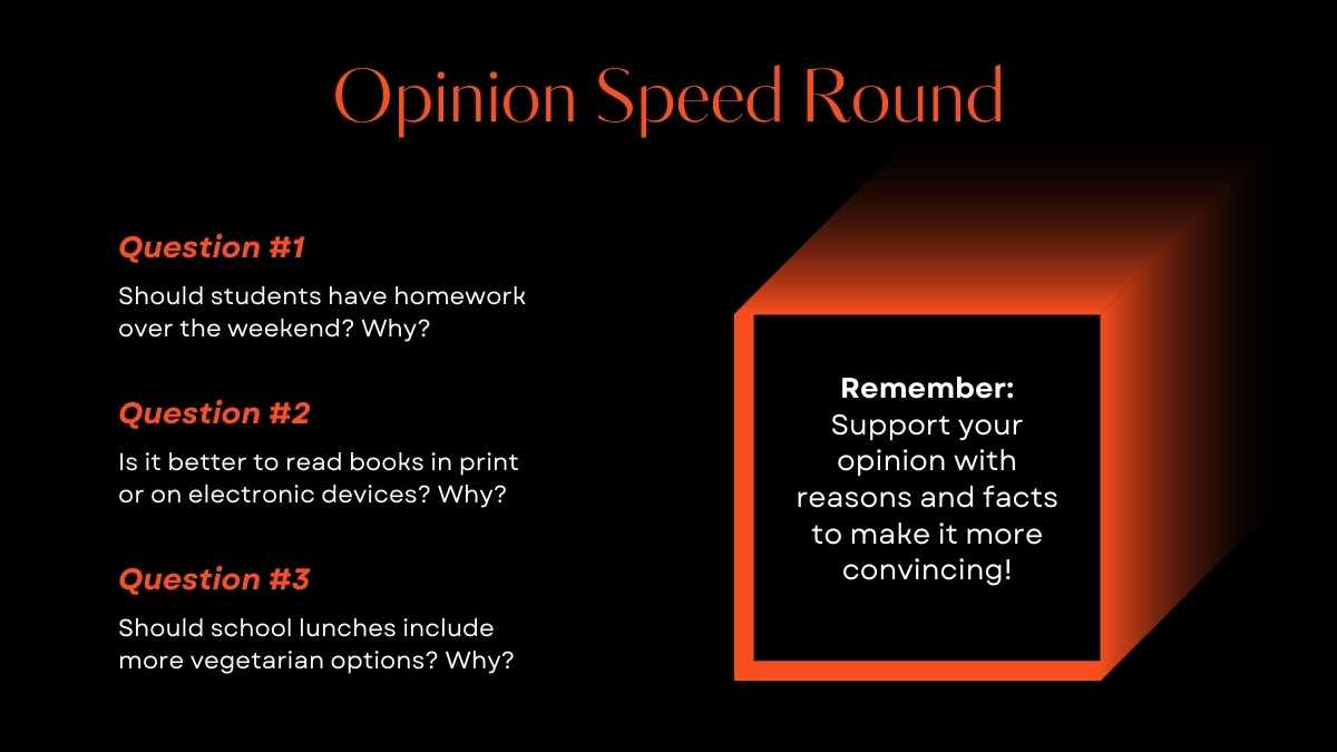 Opinion Writing Lesson for College - slide 14