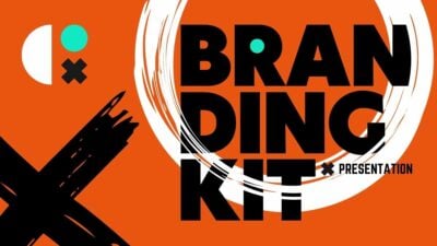 Kit de Apresentações com Identidade Visual Laranja Forte