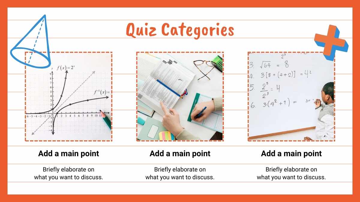 Slides de Quiz de Matemática com Ilustrações Fofas - deslizar 7