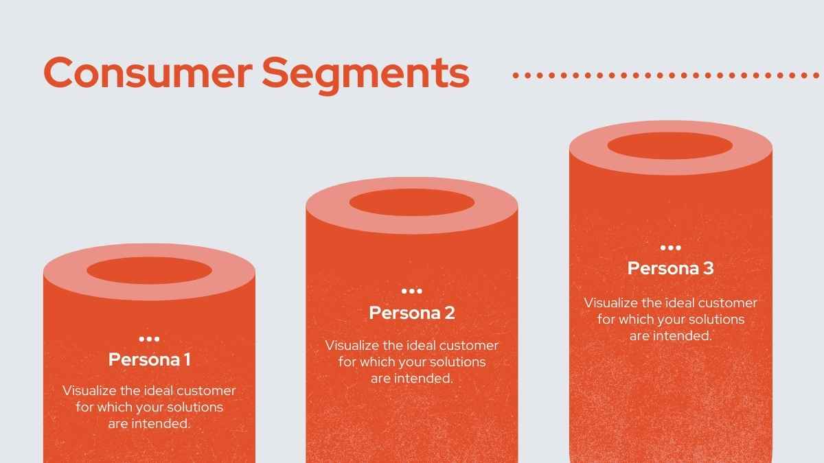 Slide Profil Bisnis dengan Bentuk 3D Pastel Lucu Berwarna Oranye Merah dan Abu-Abu Muda - slide 13