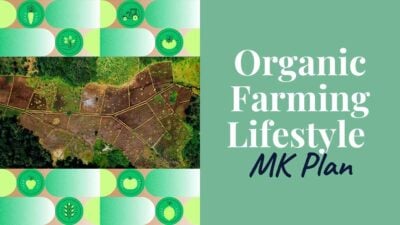 Organic Farming Lifestyle Marketing Plan Slides