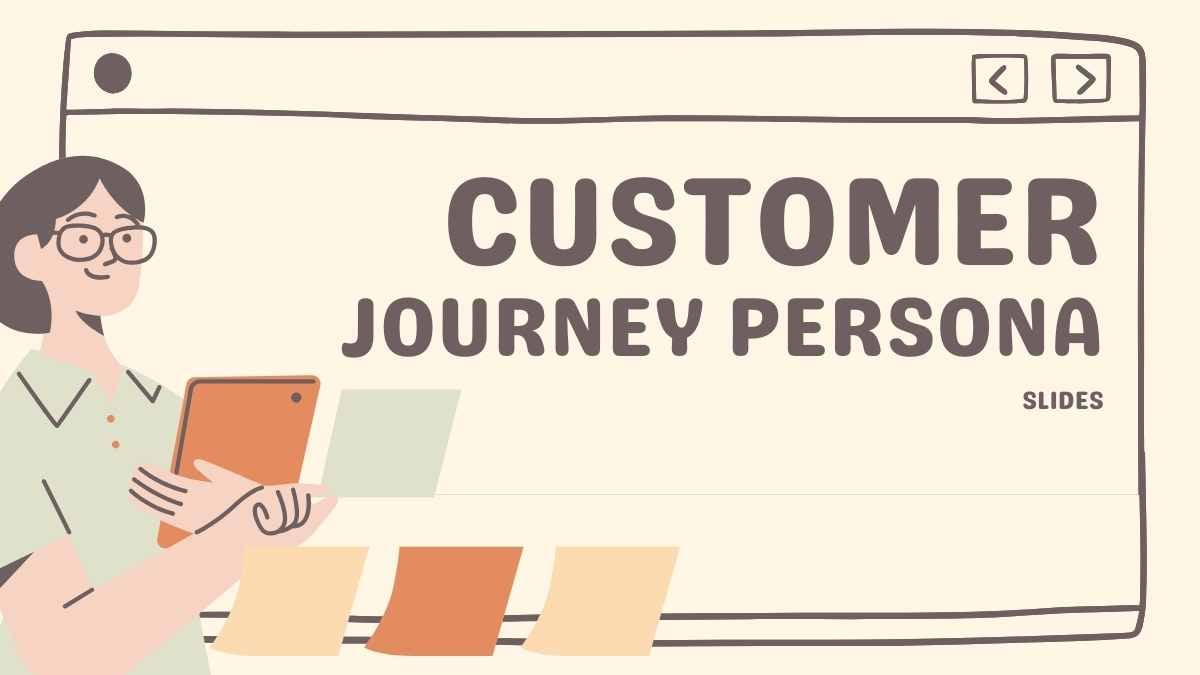 Pastel Customer Journey Persona Slides - slide 1