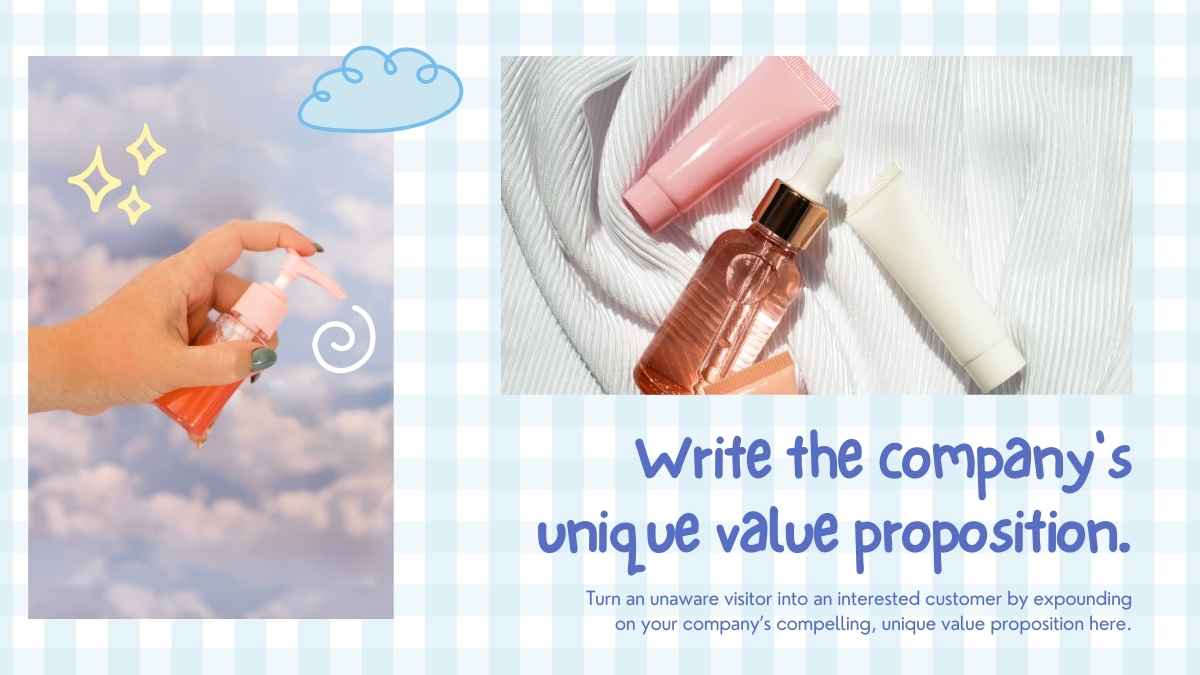 Pastel Cute Scrapbook Korean Beauty Product Company Profile Slides - slide 9