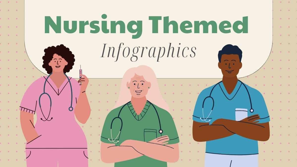 Pastel Illustrated Nursing Themed Infographics - slide 1