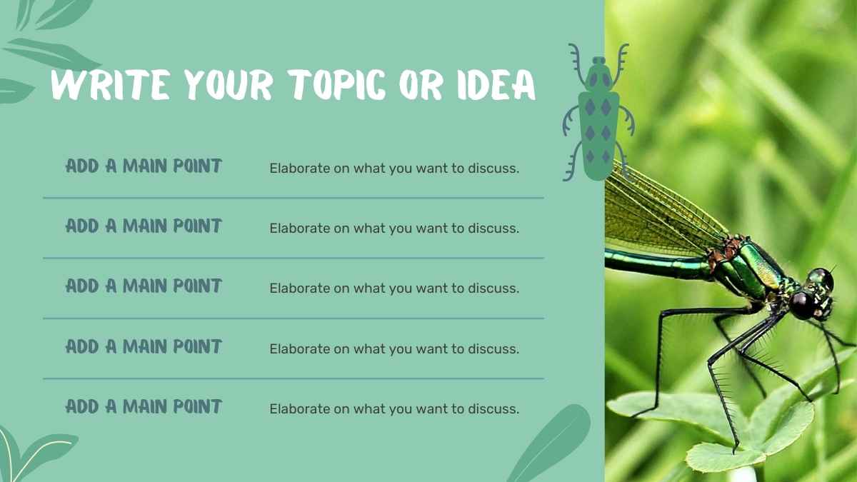 Aesthetic Pastel Insects Slides - slide 10