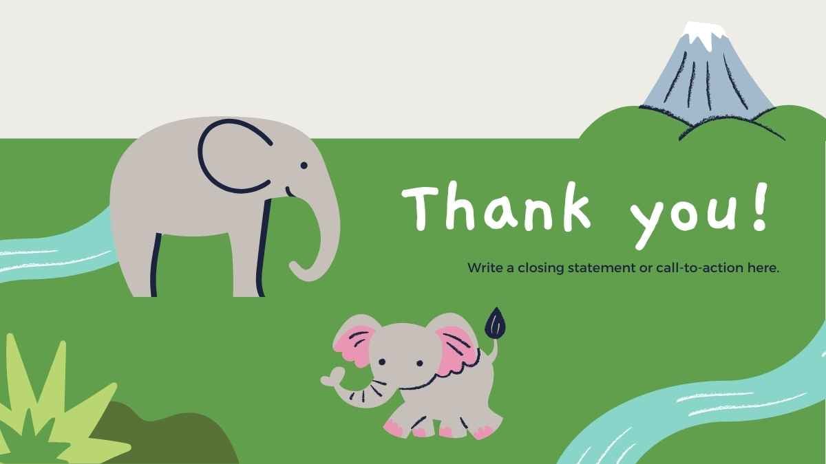 Pastel Illustrative and Cute Animal Newsletter Slides - slide 14