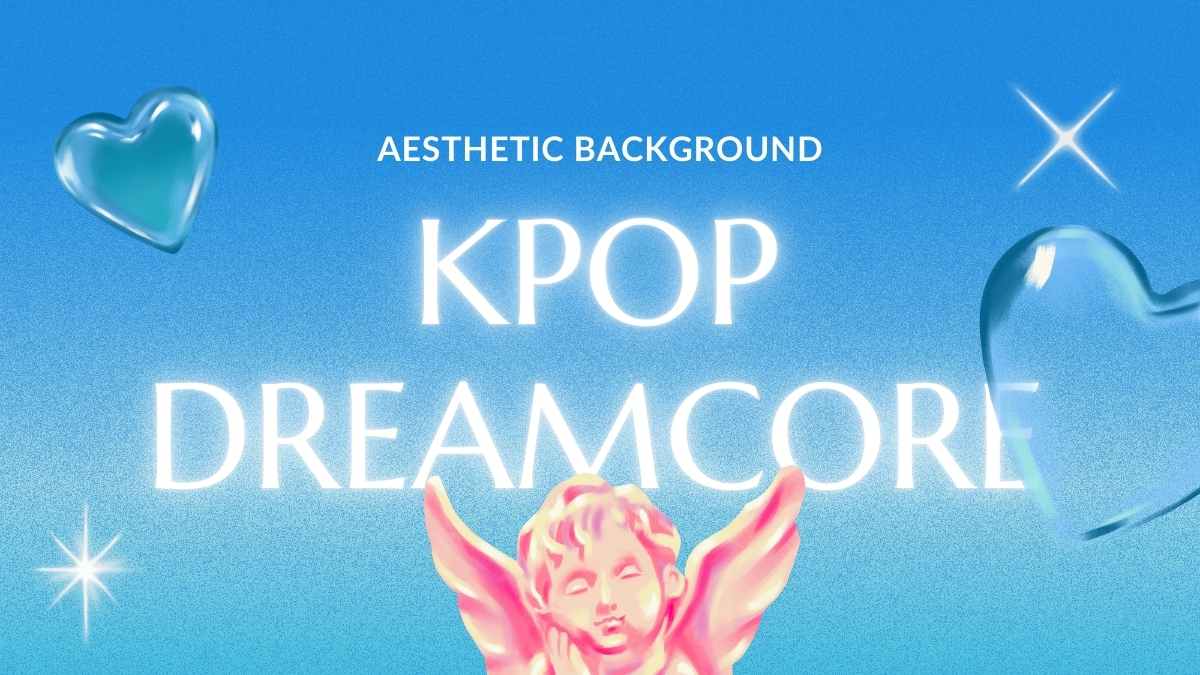 Pastel KPOP Dreamcore Aesthetic Background Slides - slide 2