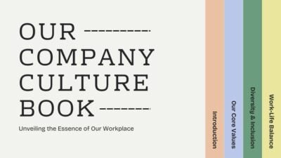 Simple Our Company Culture Slides