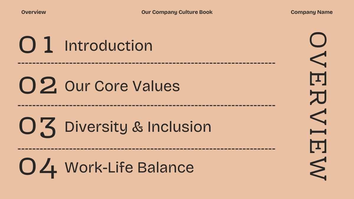 Simple Our Company Culture Slides - slide 2