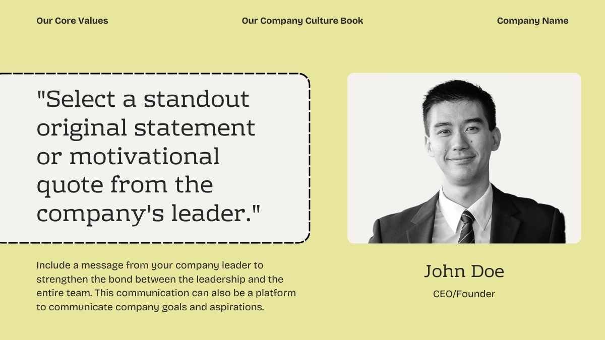 Simple Our Company Culture Slides - diapositiva 4